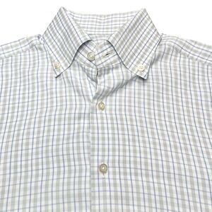 Proper Cloth Shirt (XS Slim) Mens L/S Button Down Lightweight Plaid VGUC